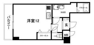 GARLAND湊町【302号室】の間取り