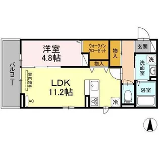 OTT’s R3【303号室】の間取り