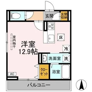 ラ ルーチェ【105号室】の間取り