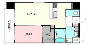 CREDO IN TE MINAMIEDO【407号室】の間取り