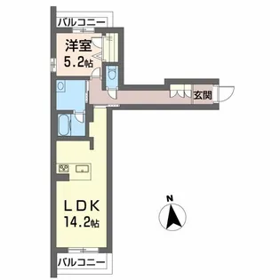 シャーメゾンマヒナ【302号室】の間取り