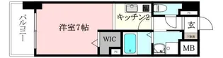 GARIREO 117 TERRACE【705号室】の間取り