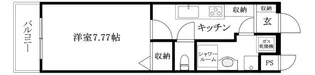 αプレミアム松末【304号室】の間取り