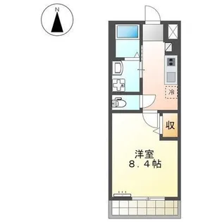 ユーロピュア 西山【205号室】の間取り