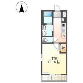 ユーロピュア 西山【211号室】の間取り
