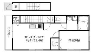 ポラリス星岡【201号室】の間取り