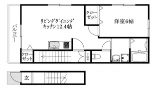 ポラリス星岡【202号室】の間取り