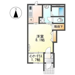 シャイン ウェスト【101号室】の間取り