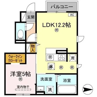 メゾン リノ【101号室】の間取り