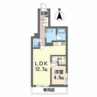 シャーメゾン萱町【103号室】の間取り