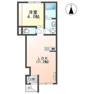 CASA ALEGRIA【102号室】の間取り