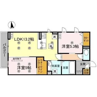 フジコH【103号室】の間取り