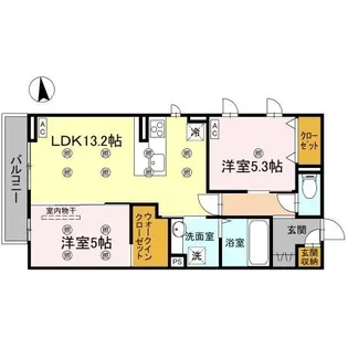 フジコH【303号室】の間取り