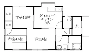 愛媛県松山市北久米町1044【一戸建】の間取り