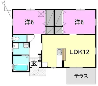 愛媛県松山市中須賀1丁目18−1【一戸建】の間取り