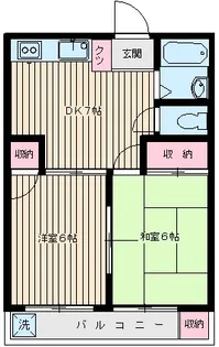 東京都中野区上鷺宮2丁目【マンション】の間取り