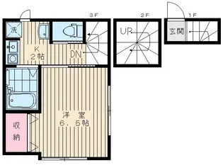 7734−アドヴァンス落合南長崎【303号室】の間取り