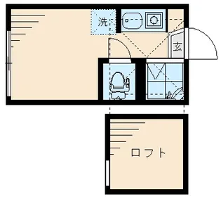 7855−フェリスコーラル【202号室】の間取り