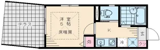 7972−ノーブルシエル石神井公園【101号室】の間取り