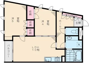 661−BAL・AIR(ベルエアー)【3階】の間取り