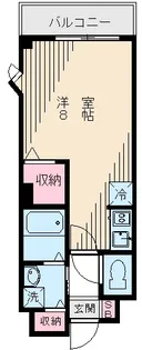 7928−ドミール【201号室】の間取り