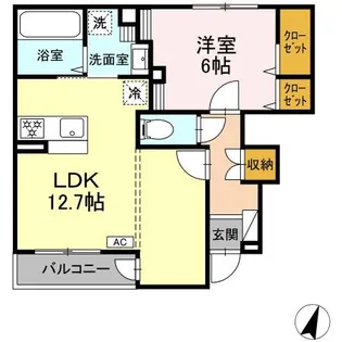 D018−MOCRAFT下井草【1階】の間取り