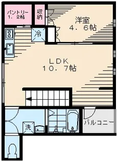 8089−ミレア阿佐谷【2階】の間取り