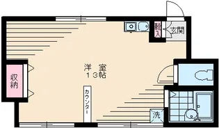 3507−パンセD【103号室】の間取り