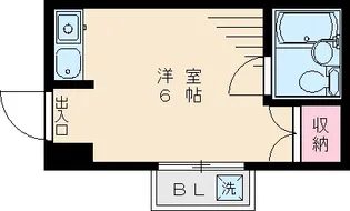 4154−プリムローズ【301号室】の間取り
