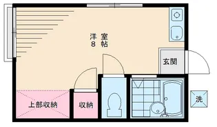 東京都中野区大和町1丁目【アパート】の間取り