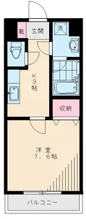 5216−ルクレール新高円寺【1階】の間取り