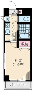 7701−サンテラス広尾【304号室】の間取り