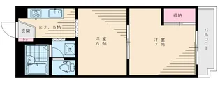 東京都中野区大和町1丁目【マンション】の間取り