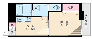 8032-恒陽サンクレスト高円寺【405号室】の間取り