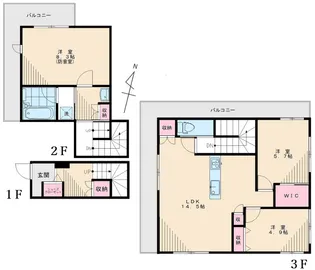 8039−COMODO初台【301号室】の間取り