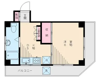 7670−市川ビル【303号室】の間取り