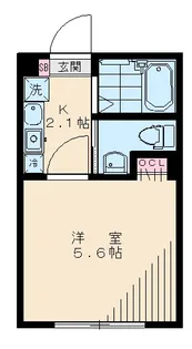 8042−大泉学園East-Y2【102号室】の間取り