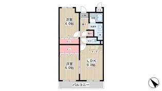 NLC豊中グリーンプレイスⅢ【203号室】の間取り