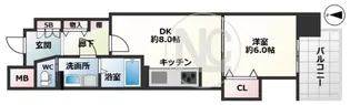 NLC新大阪PartⅡ【605号室】の間取り