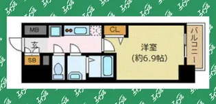 プレサンス丸の内アデル【14階】の間取り