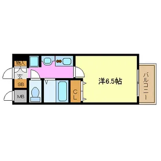 プレサンス新栄デコール【1102号室】の間取り