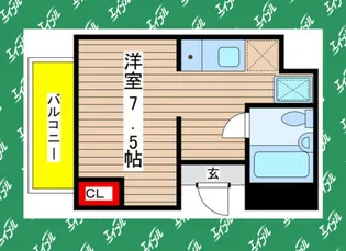 オオタ明野ビル【7階】の間取り
