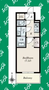 愛知県名古屋市中川区八熊3丁目【マンション】の間取り