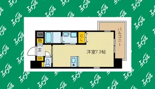 プレサンス鶴舞駅前ブリリアント【907号室】の間取り