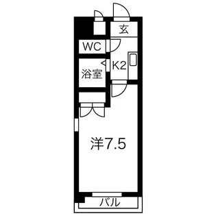 丸の内USビル【8階】の間取り