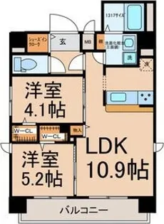 Z・R東別院【9階】の間取り