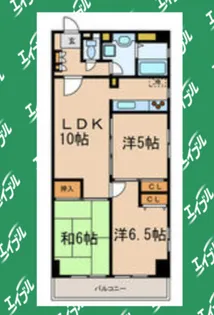 クレセント丸の内【601号室】の間取り