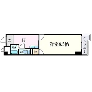 ハイツ金山【4階】の間取り