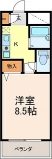 グランドール上前津【202号室】の間取り