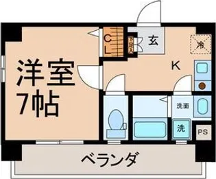 アマデウス那古野【4階】の間取り